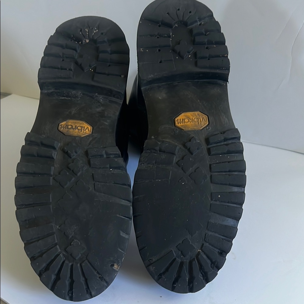 Red Wing Steele Toe Black Leather Engineer Mototc… - image 8